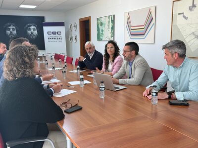 Fotografía 8 de 100x100 Unidos refuerza su proyecto con una ronda de encuentros con empresarios y sindicatos de la provincia